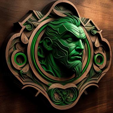 3D модель Гра Green Lantern Rise of the Manhunters (STL)